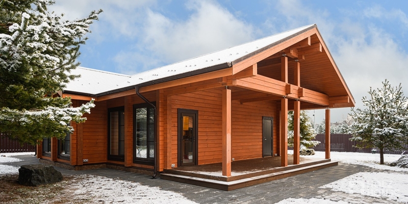 Дом из клееного бруса по проекту \"Лахти v2\" Фото 16